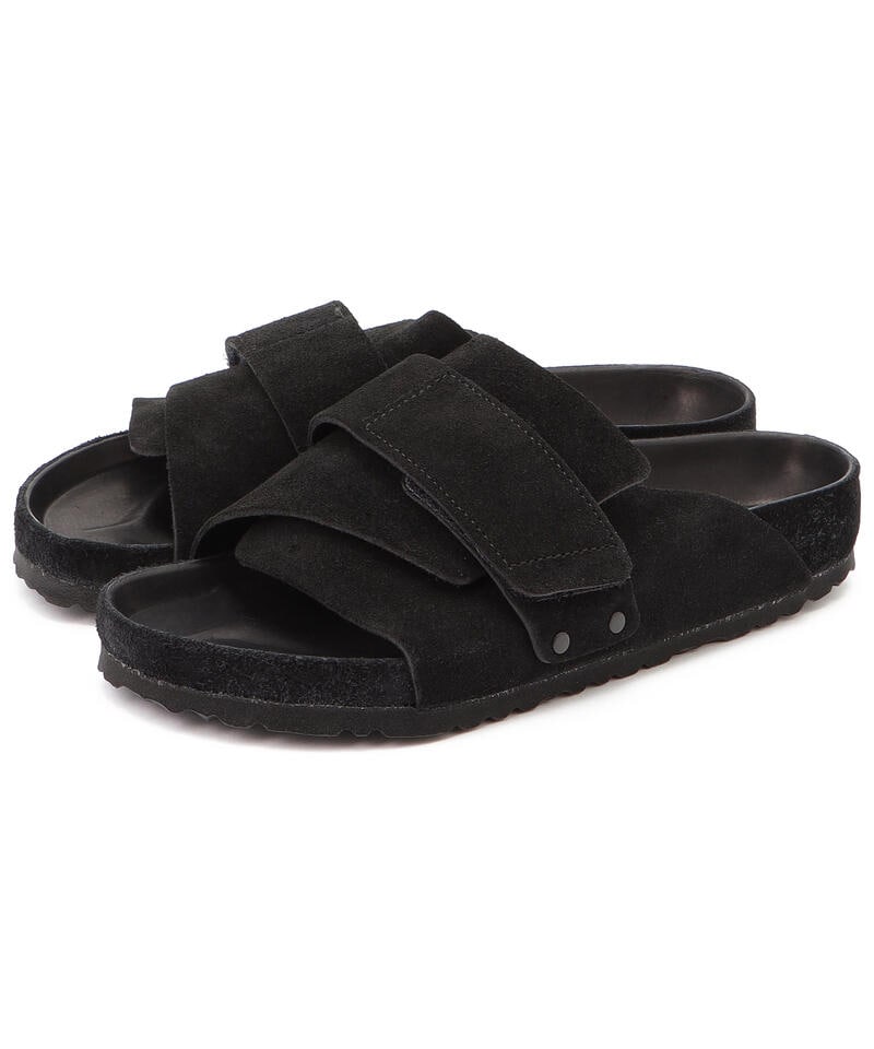 キョウト エクスクイジット ブラック スエードレザー サンダル メンズ Kyoto Exq 22ss新作 Birkenstock Benexy ビルケンシュトック Birkenstock通販