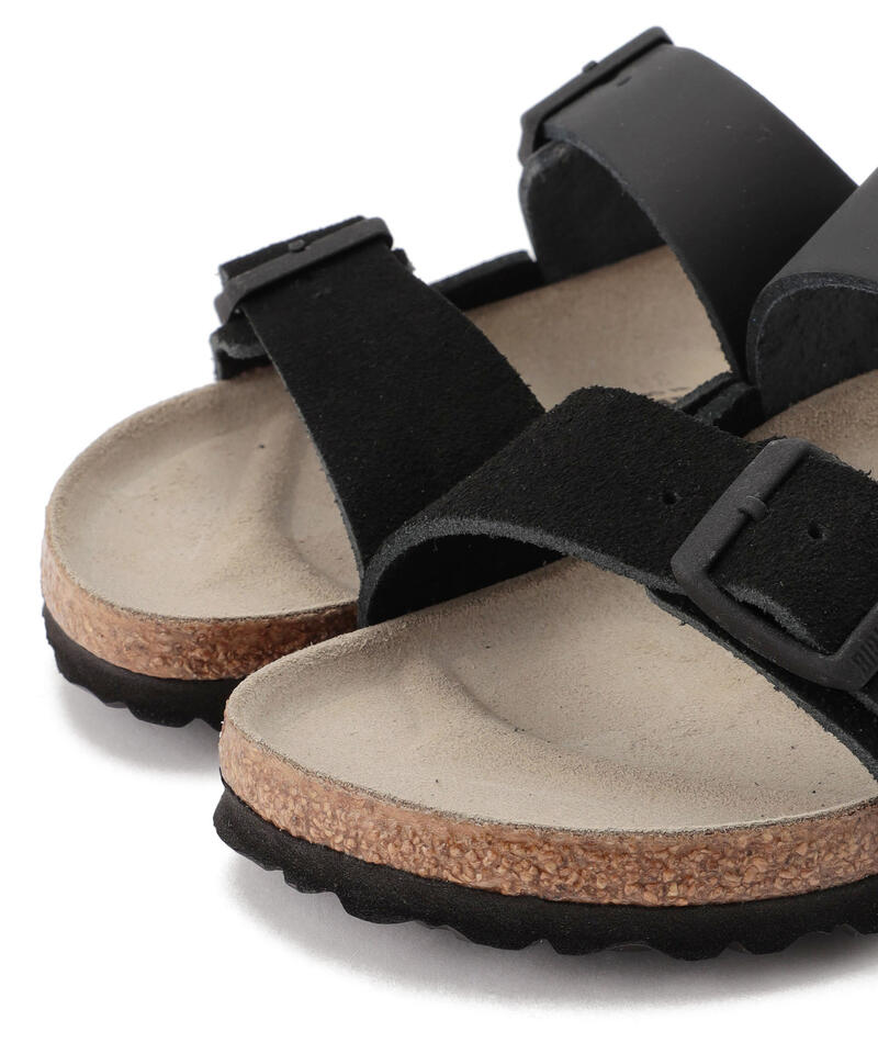 【OUTLET】【ビルケンシュトック】アリゾナ スプリット/ブラック ナチュラルレザー スエードレザー/サンダル レディース/ARIZONA SPLIT詳細画像5
