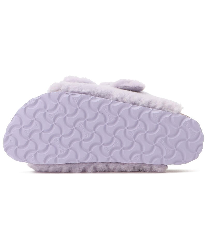 【OUTLET】【ビルケンシュトック】アリゾナ ビッグバックル テディ/パープルフォグ ファー/サンダル レディース詳細画像3