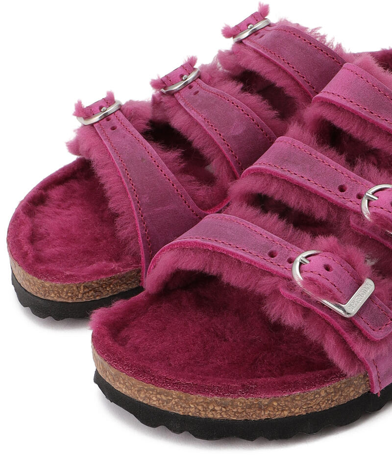 【OUTLET】【ビルケンシュトック】フロリダ フレッシュ シアリング/フューシャ オイルドレザー/サンダル詳細画像5