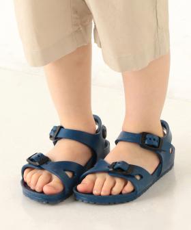 【OUTLET】【ビルケンシュトック】リオ イーブイエー/ネイビー EVA/サンダル キッズ/RIO