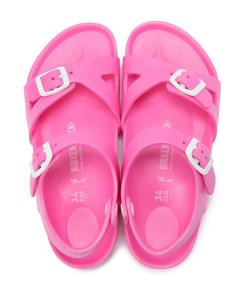 【OUTLET】【ビルケンシュトック】リオ イーブイエー/ネオンピンク EVA/サンダル キッズ/RIO詳細画像1