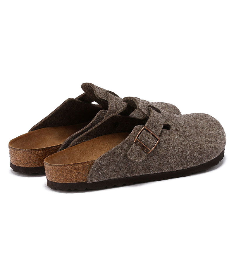 BIRKENSTOCK ビルケンシュトック Boston/ボストン カカオ ビルケンシュトック】ボストン/カカオ ウール/クロッグ メンズ