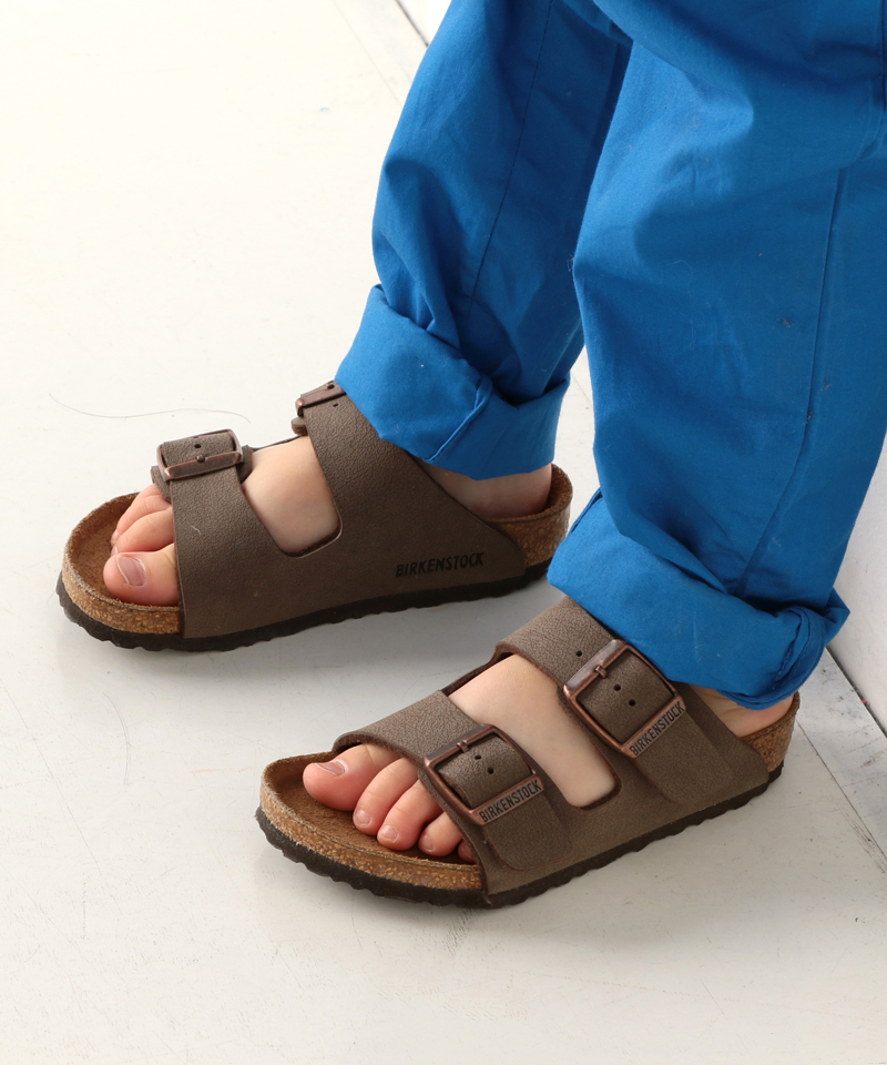 【OUTLET】【ビルケンシュトック】アリゾナ/モカ ビルコフロー ヌバック/サンダル キッズ詳細画像9