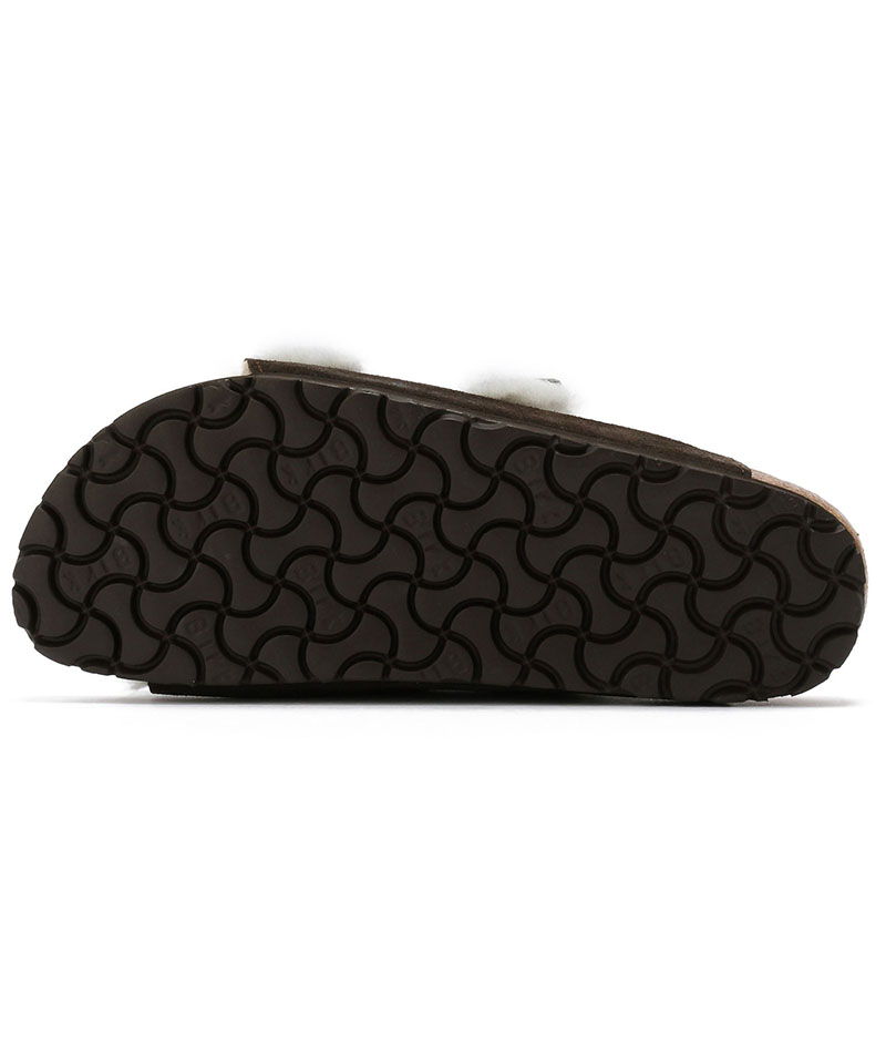 【OUTLET】【ビルケンシュトック】アリゾナ/モカ スエードレザー ファー/サンダル レディース/ARIZONA詳細画像3