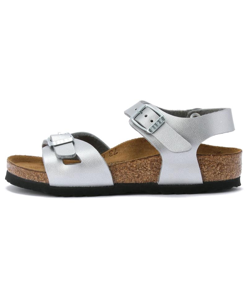 【OUTLET】【ビルケンシュトック】リオ/シルバー ビルコフロー/サンダル キッズ/RIO詳細画像2