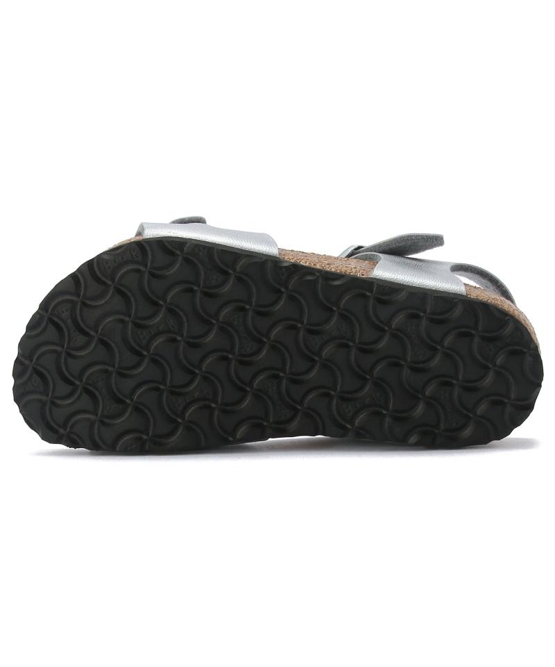 【OUTLET】【ビルケンシュトック】リオ/シルバー ビルコフロー/サンダル キッズ/RIO詳細画像3