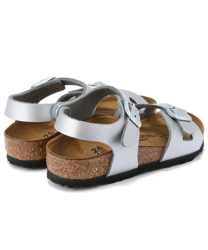 【OUTLET】【ビルケンシュトック】リオ/シルバー ビルコフロー/サンダル キッズ/RIO詳細画像4