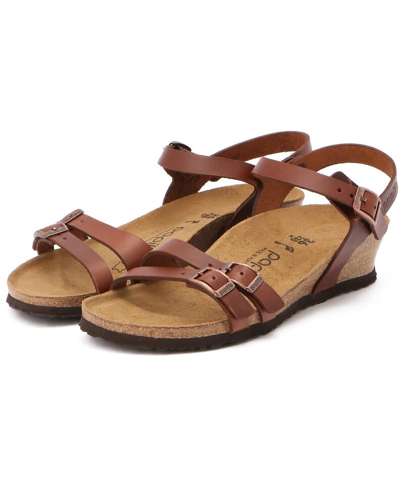 【OUTLET】【パピリオ】ラナ/コニャック ナチュラルレザー/サンダル レディース/LANA