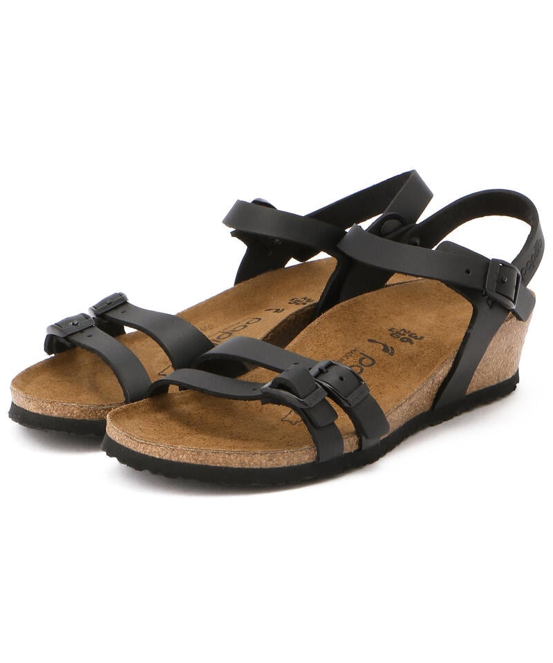 【OUTLET】【パピリオ】ラナ/ブラック ナチュラルレザー/サンダル レディース/LANA