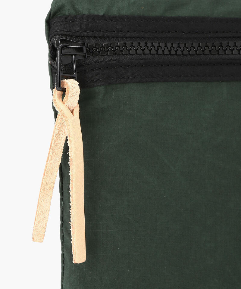 【ブルードシャフ】セルノン ミニポーチ/ダークグリーン コットン/サコッシュ メンズ レディース詳細画像5