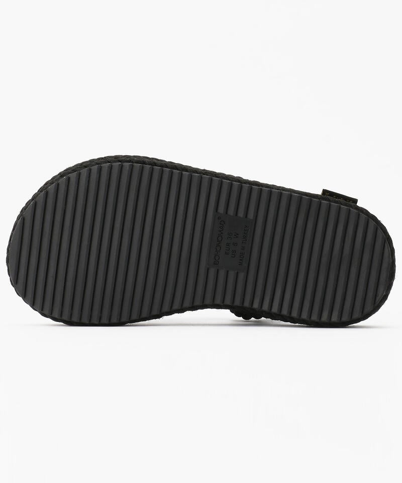 【BOHONOMAD】ボラボラ プラットフォーム/ブラック/サンダル メンズ レディース/ボホノマド BORABORA詳細画像3