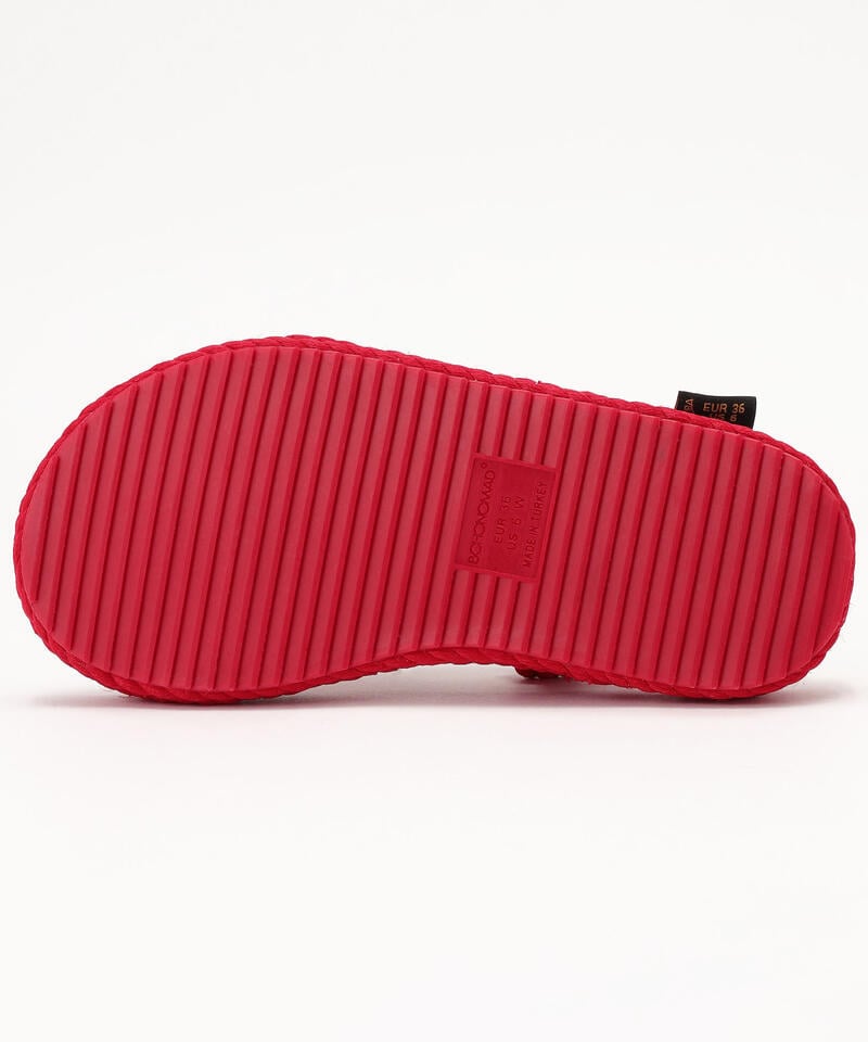 【BOHONOMAD】ボラボラ プラットフォーム/レッド/サンダル メンズ レディース/ボホノマド BORABORA詳細画像2