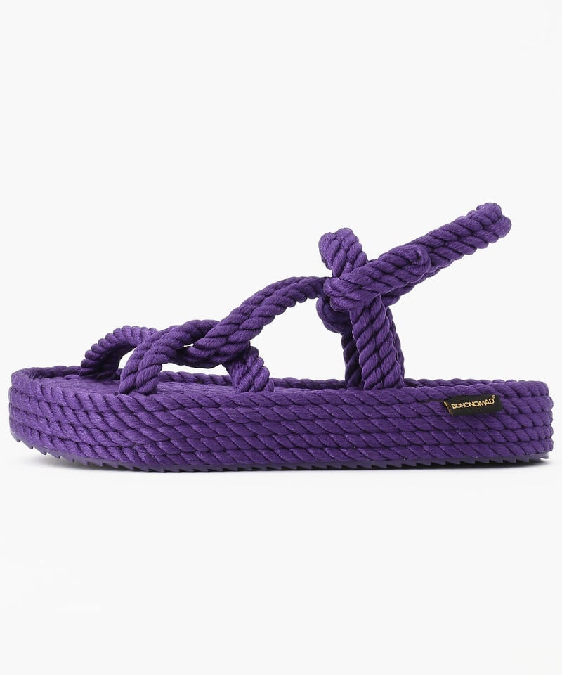 【BOHONOMAD】ミコノス プラットフォーム/パープル/サンダル メンズ レディース/ボホノマド MYKONOS詳細画像1