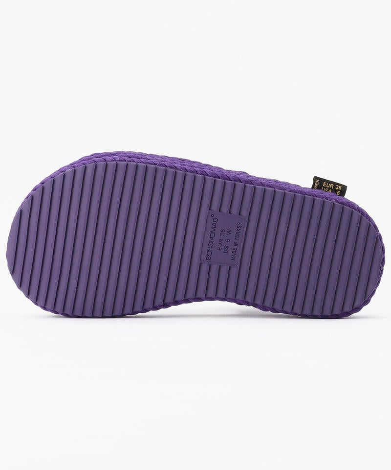【BOHONOMAD】ミコノス プラットフォーム/パープル/サンダル メンズ レディース/ボホノマド MYKONOS詳細画像3
