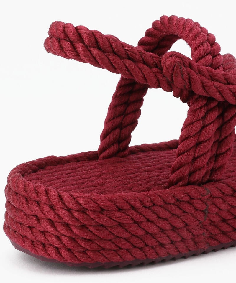 【BOHONOMAD】ミコノス プラットフォーム/クラレットレッド/サンダル メンズ レディース/ボホノマド MYKONOS詳細画像5