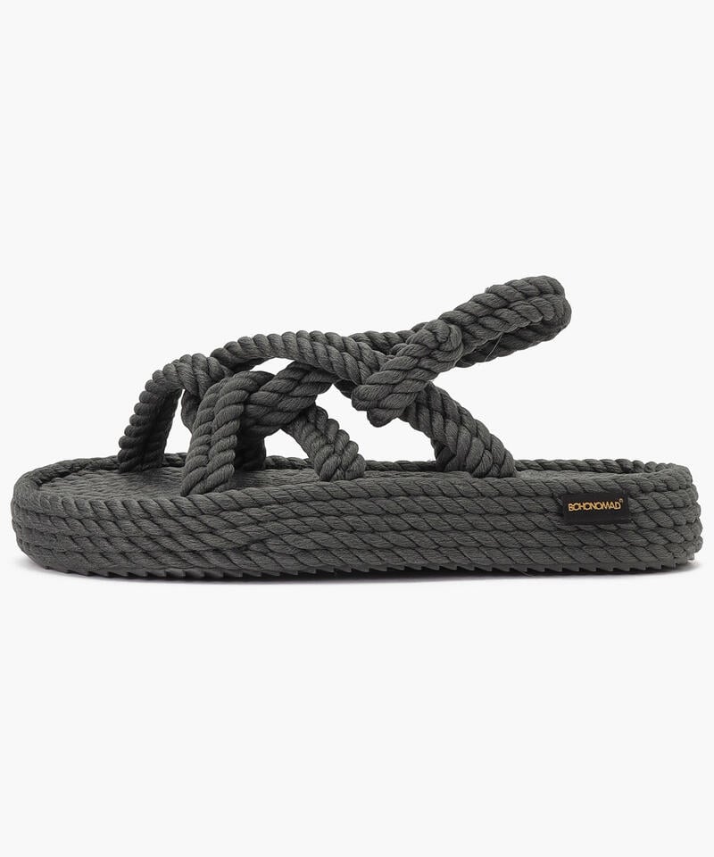 【BOHONOMAD】ボラボラ プラットフォーム/グレー/サンダル メンズ レディース/ボホノマド詳細画像1