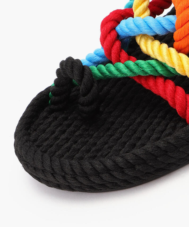 【BOHONOMAD】ケープポイント/ブラック マルチカラー/サンダル メンズ レディース詳細画像4