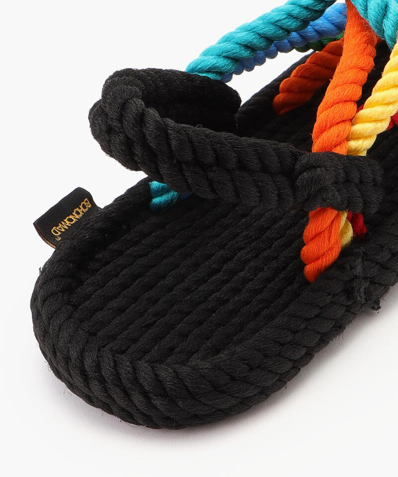 【BOHONOMAD】ケープポイント/ブラック マルチカラー/サンダル メンズ レディース詳細画像5