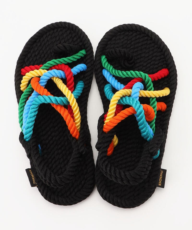 【BOHONOMAD】ケープポイント/ブラック マルチカラー/サンダル メンズ レディース詳細画像6