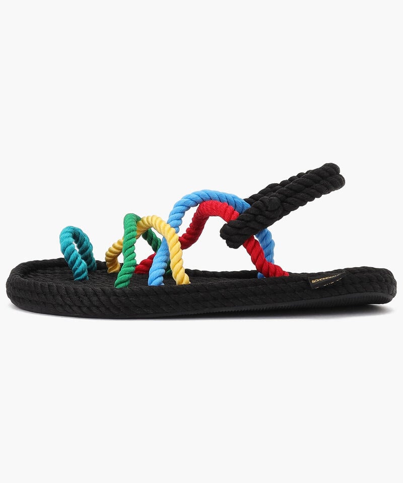 【BOHONOMAD】イビザ/ブラック マルチカラー/サンダル メンズ レディース/ボホノマド詳細画像1