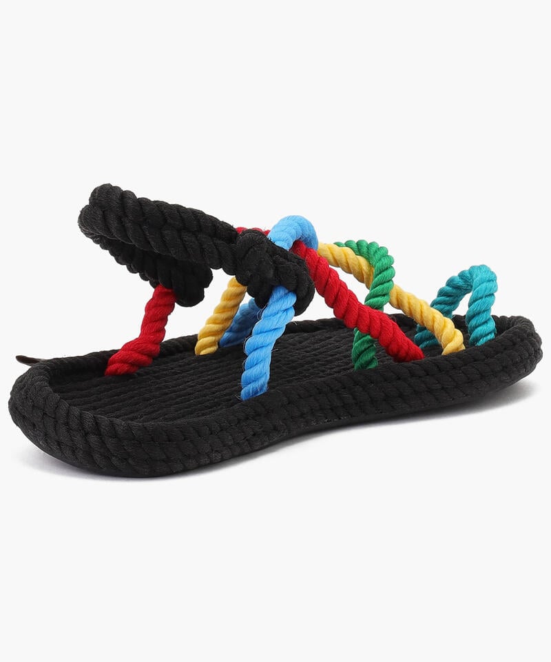 【BOHONOMAD】イビザ/ブラック マルチカラー/サンダル メンズ レディース/ボホノマド詳細画像3