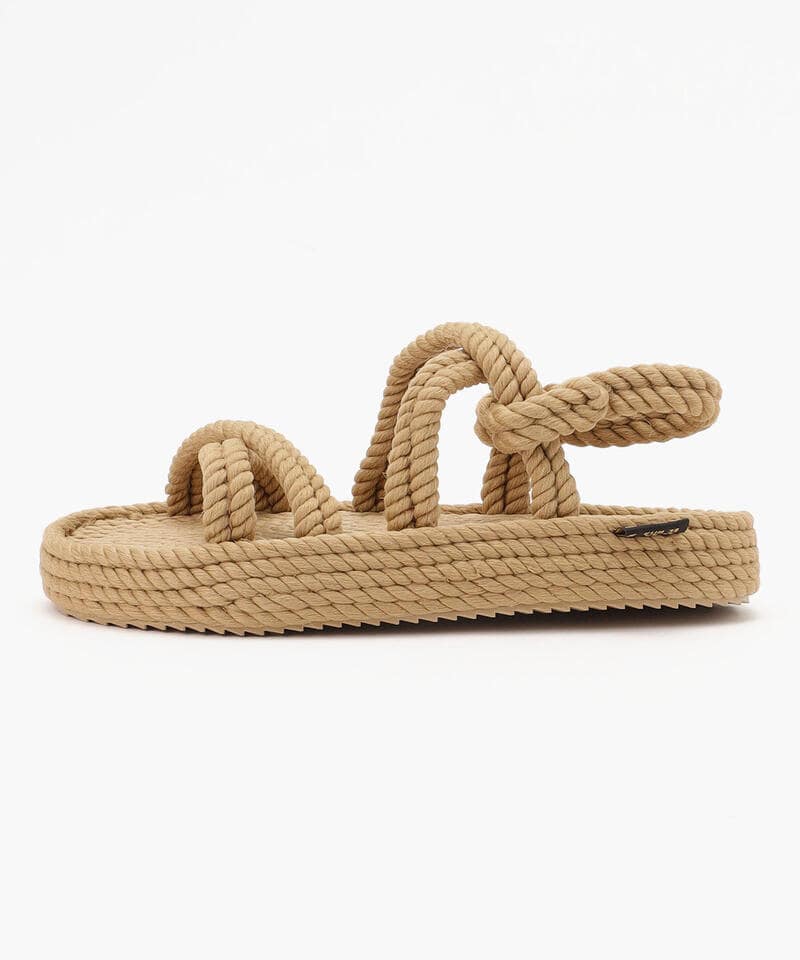 【BOHONOMAD】タヒチ プラットフォーム/ベージュ ポリプロピレン/サンダル詳細画像1