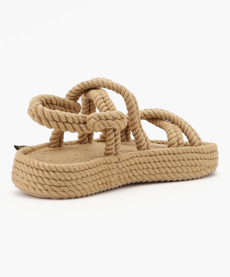 【BOHONOMAD】タヒチ プラットフォーム/ベージュ ポリプロピレン/サンダル詳細画像2