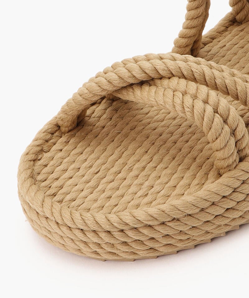 【BOHONOMAD】タヒチ プラットフォーム/ベージュ ポリプロピレン/サンダル詳細画像4