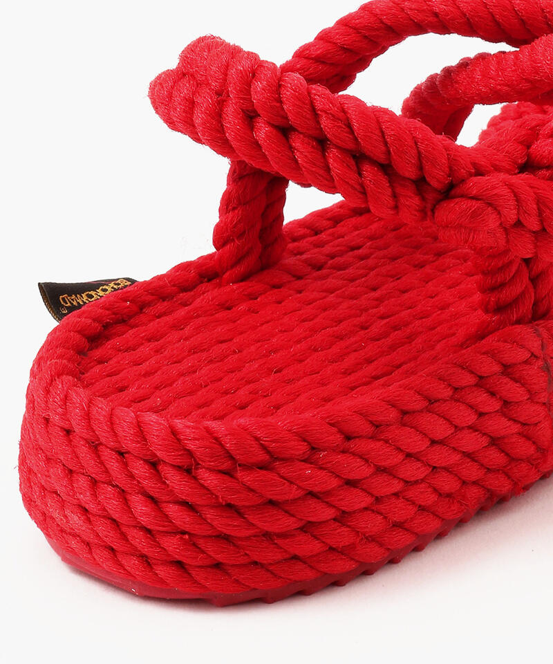 【BOHONOMAD】タヒチ プラットフォーム/レッド/サンダル メンズ レディース/ボホノマド TAHITI詳細画像5