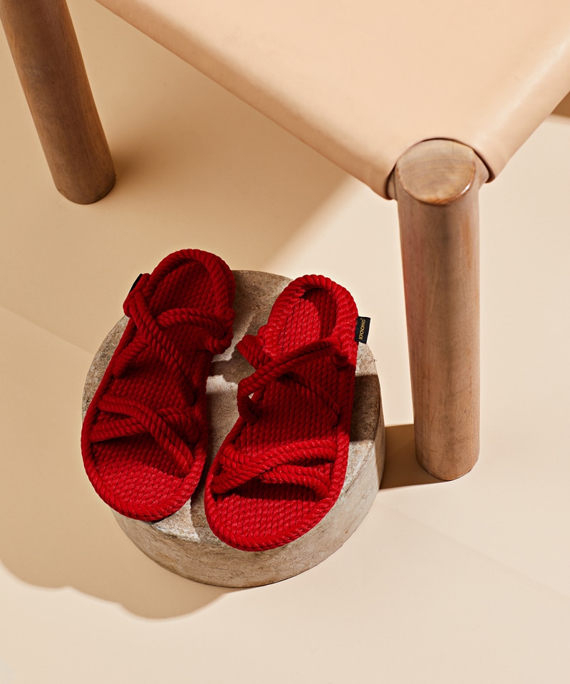 【BOHONOMAD】タヒチ プラットフォーム/レッド/サンダル メンズ レディース/ボホノマド TAHITI詳細画像10