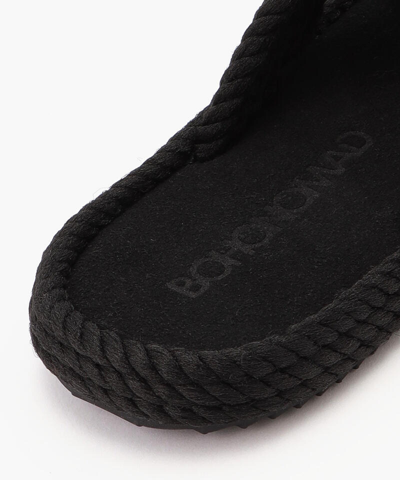 【BOHONOMAD】バルセロナ メモリーフォームスリッパ/ブラック ポリプロピレン/サンダル詳細画像5