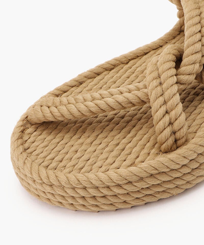 【BOHONOMAD】ミコノス プラットフォーム/ベージュ ポリプロピレン/サンダル詳細画像4