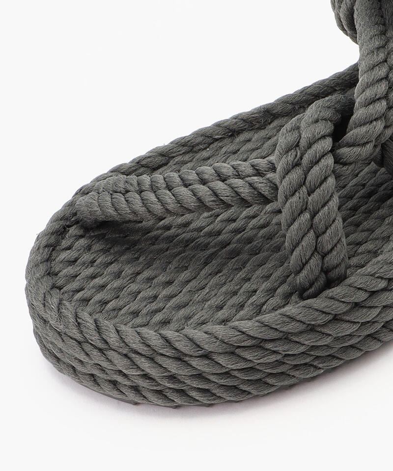 【BOHONOMAD】ミコノス プラットフォーム/グレー ポリプロピレン/サンダル詳細画像4