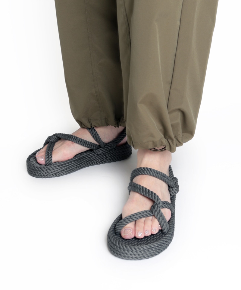 【BOHONOMAD】ミコノス プラットフォーム/グレー ポリプロピレン/サンダル詳細画像7