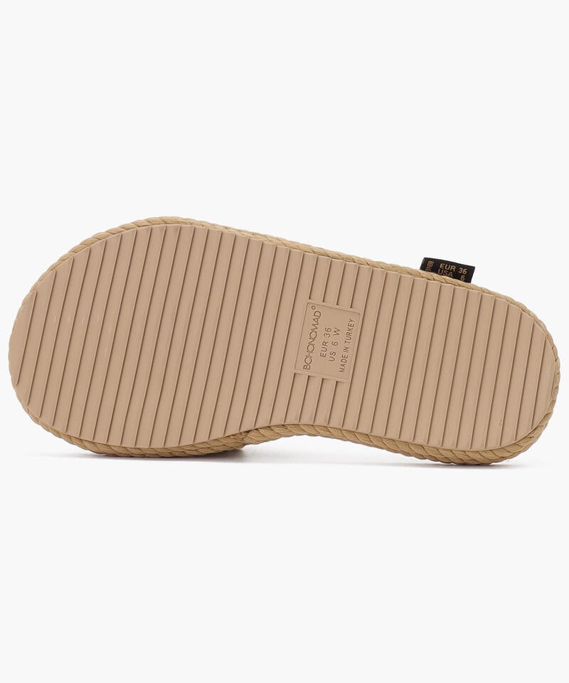 【BOHONOMAD】サントロペ メモリーフォームスリッパ/ベージュ ポリプロピレン/サンダル詳細画像2