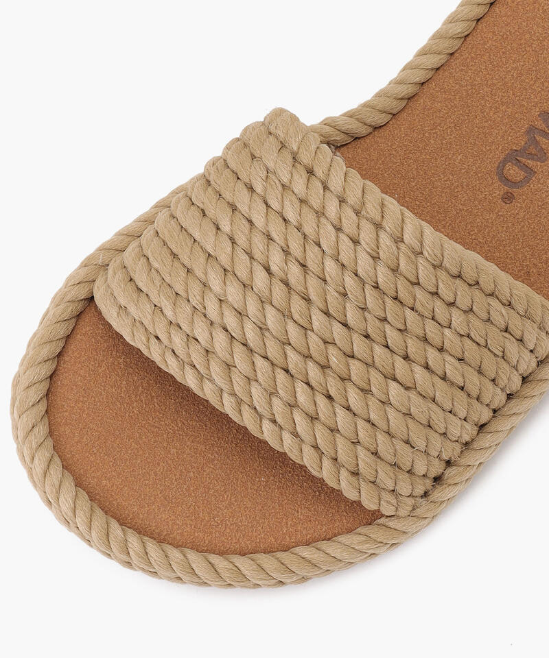 【BOHONOMAD】サントロペ メモリーフォームスリッパ/ベージュ ポリプロピレン/サンダル詳細画像4