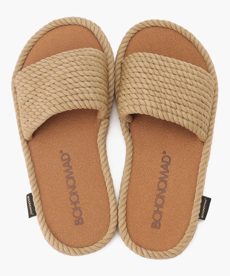 【BOHONOMAD】サントロペ メモリーフォームスリッパ/ベージュ ポリプロピレン/サンダル詳細画像6