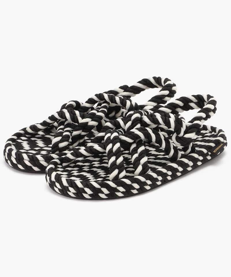 【BOHONOMAD】ボドルム/ブラック ホワイト/サンダル メンズ レディース/ボホノマド詳細画像7