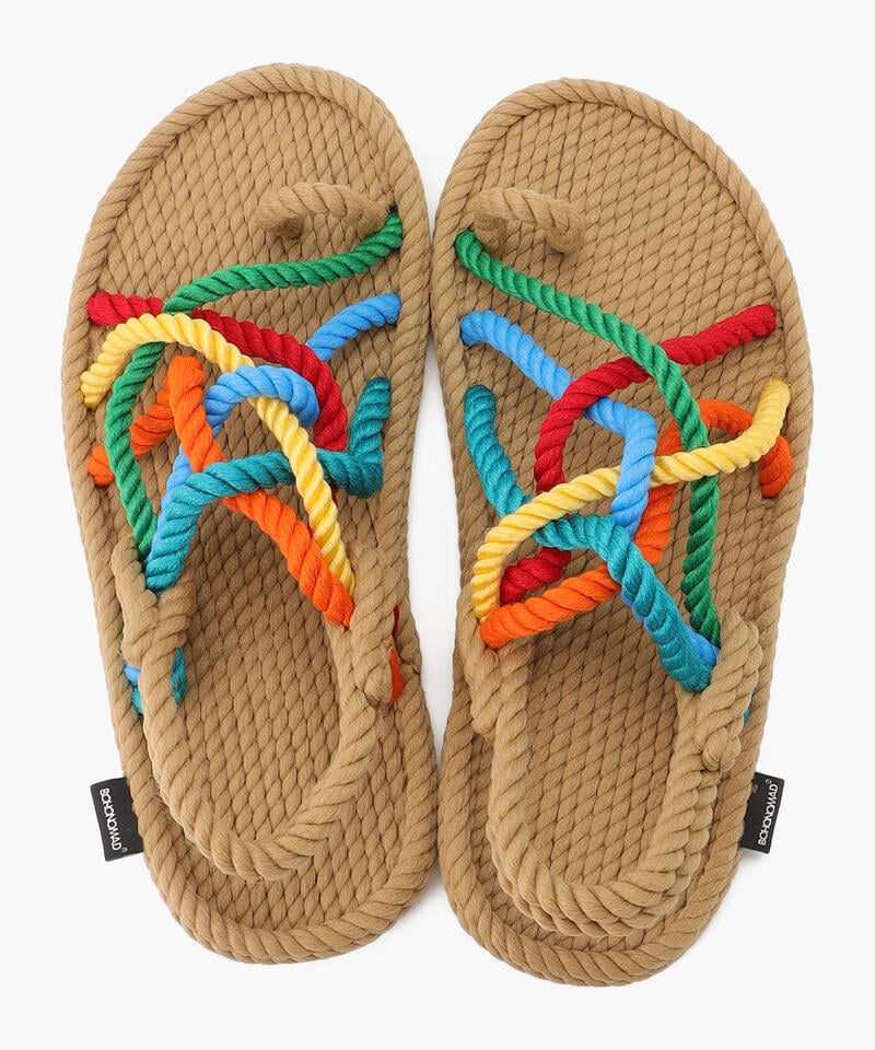 【BOHONOMAD】ケープポイント/ベージュ マルチカラー/サンダル メンズ/ボホノマド詳細画像6