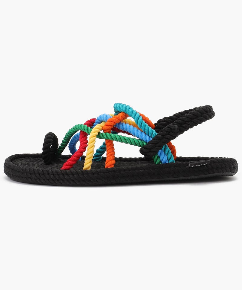 【BOHONOMAD】ケープポイント/ブラック マルチカラー/サンダル メンズ/ボホノマド詳細画像1