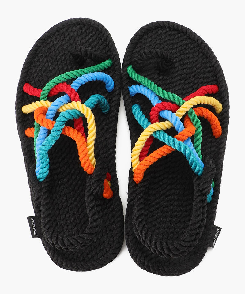 【BOHONOMAD】ケープポイント/ブラック マルチカラー/サンダル メンズ/ボホノマド詳細画像6