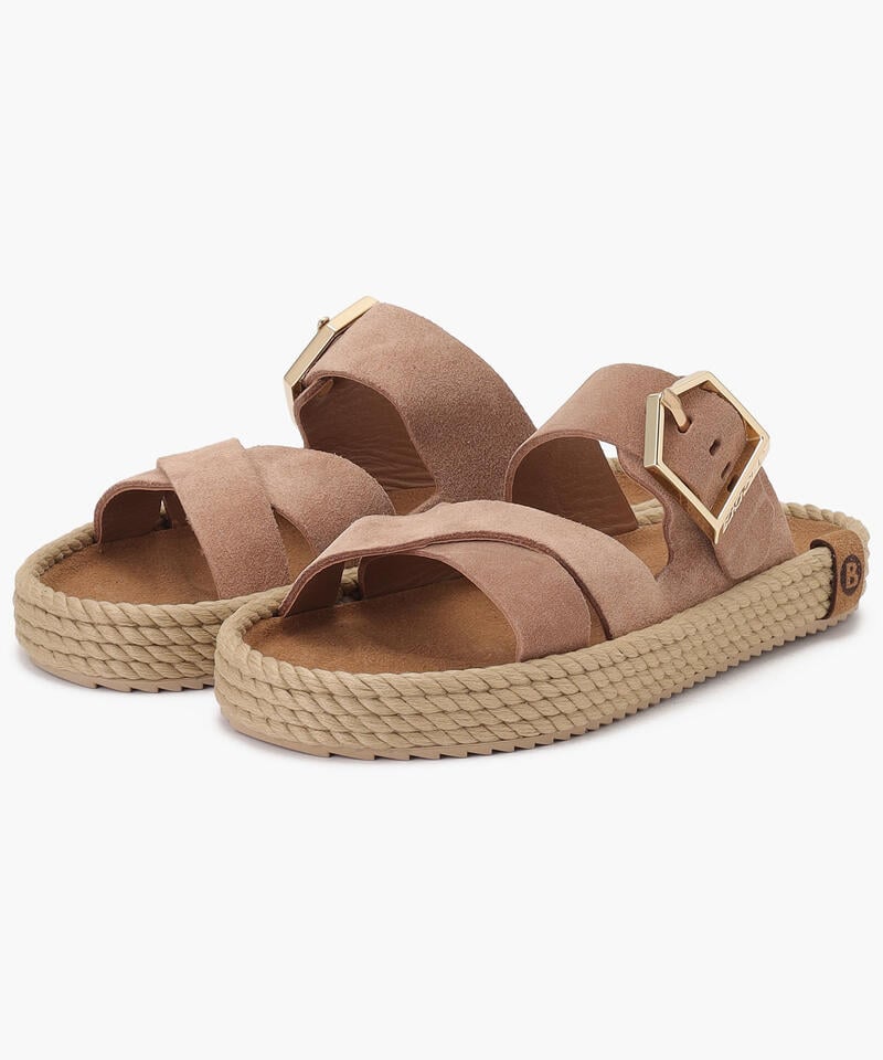 【BOHONOMAD】セビリア/ダスト ベロアレザー/サンダル メンズ レディース/ボホノマド