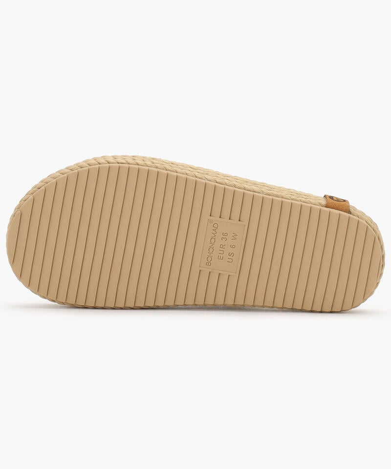 【BOHONOMAD】シドニー/トープ ベロアレザー/サンダル メンズ レディース詳細画像2