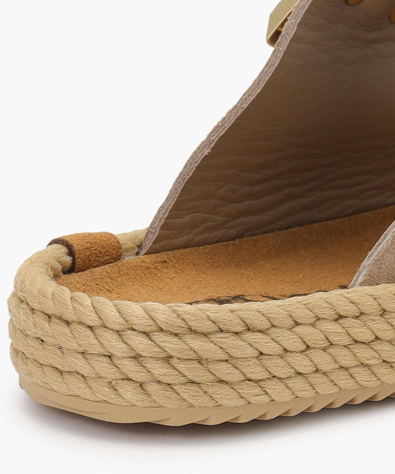 【BOHONOMAD】シドニー/トープ ベロアレザー/サンダル メンズ レディース詳細画像5