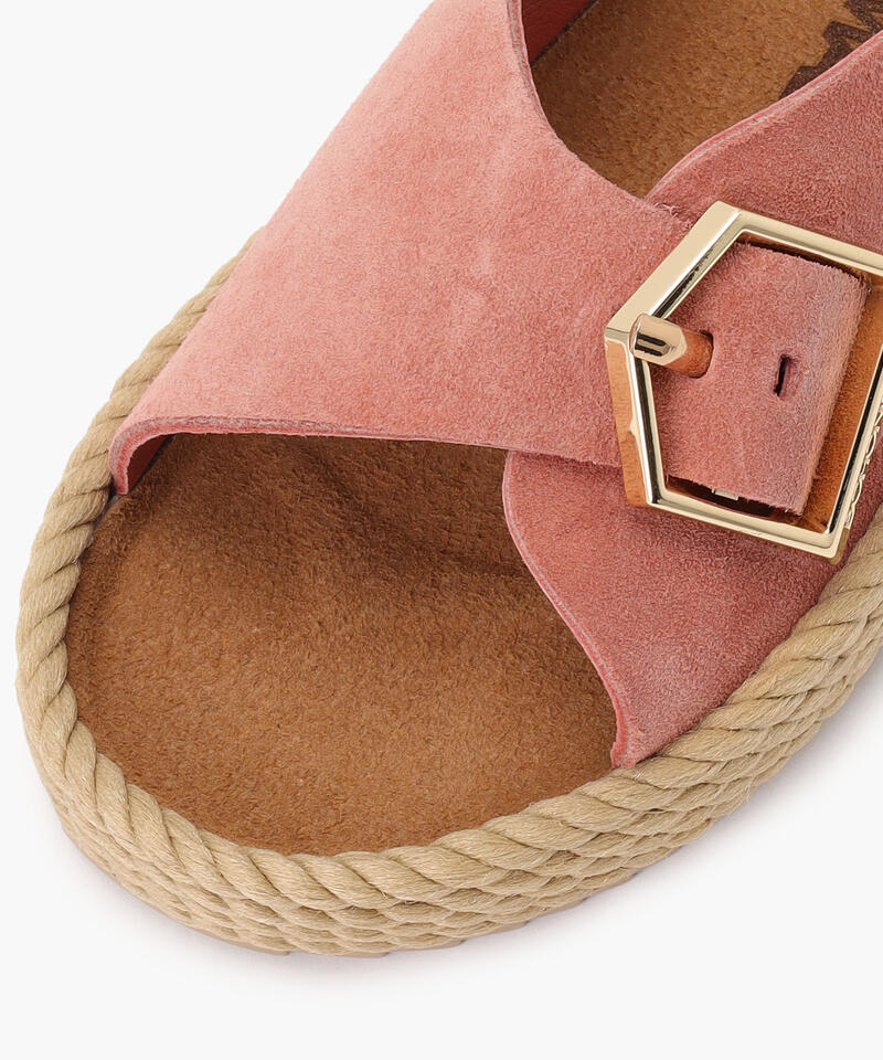 【BOHONOMAD】カサブランカ/ブラッシュ ベロアレザー/サンダル メンズ レディース詳細画像4