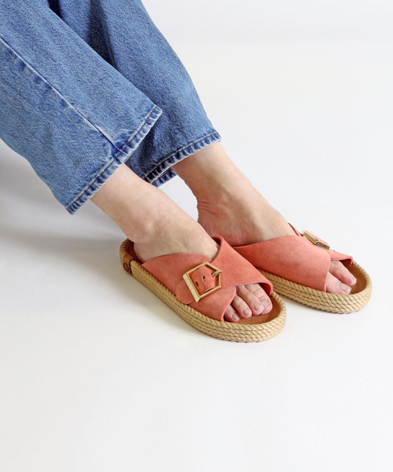 【BOHONOMAD】カサブランカ/ブラッシュ ベロアレザー/サンダル メンズ レディース詳細画像7