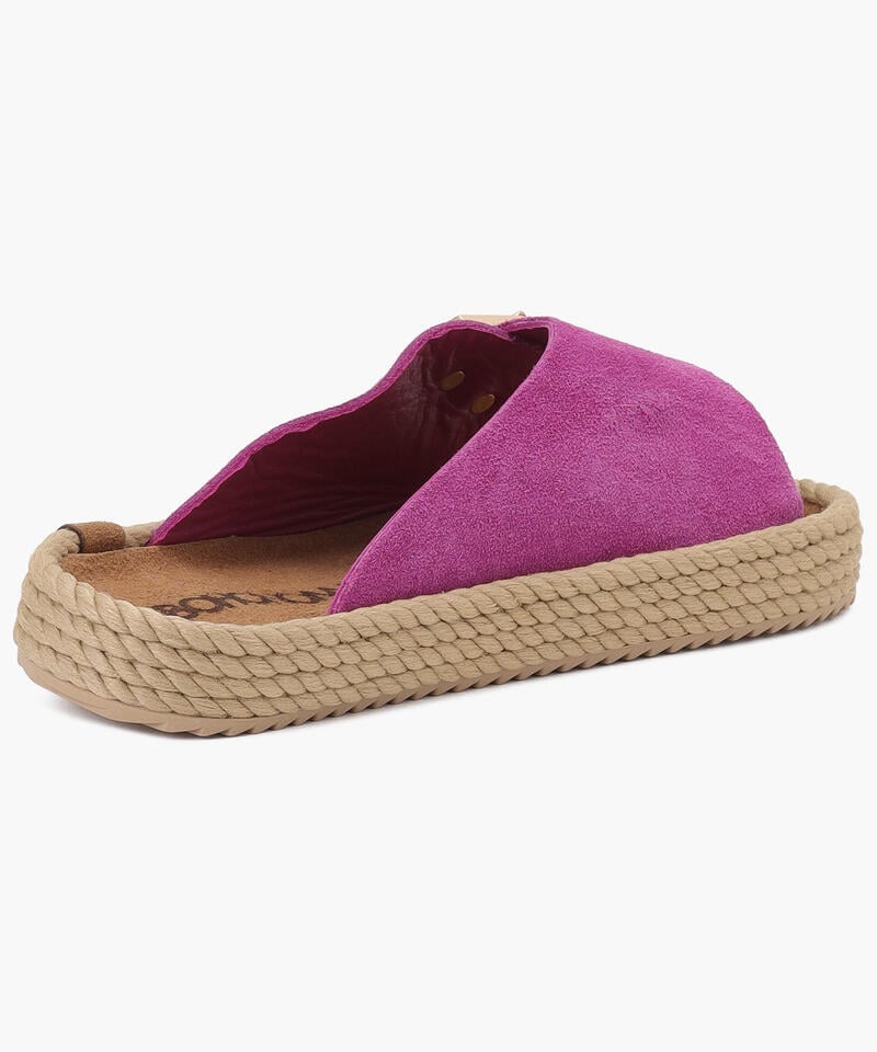 【BOHONOMAD】カサブランカ/バイオレット ベロアレザー/サンダル メンズ レディース詳細画像3