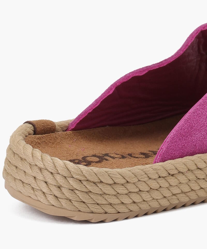 【BOHONOMAD】カサブランカ/バイオレット ベロアレザー/サンダル メンズ レディース詳細画像5