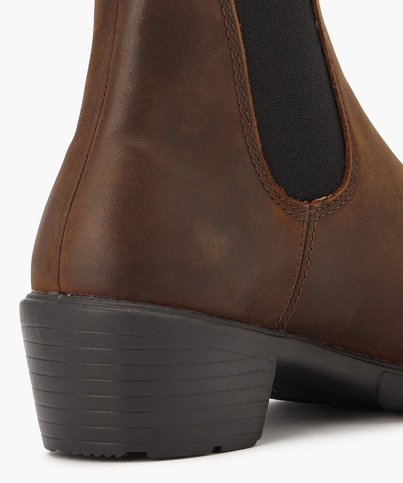 【ブランドストーン】ウィメンズ/アンティークブラウン ナチュラルレザー/ブーツ レディース詳細画像5